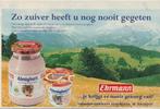 Retro reclame 1997 Ehrmann zuivel perzik yoghurt, Verzamelen, Verzenden, Overige typen