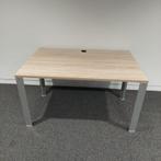 Ahrend bureau met slinger en kabelgoot 120x80xH62-82cm,146st, Huis en Inrichting, Ophalen of Verzenden, In hoogte verstelbaar
