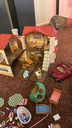 Sylvanian  huis met beel toe behoren, Kinderen en Baby's, Speelgoed | Poppenhuizen, Ophalen, Zo goed als nieuw, Poppenhuis