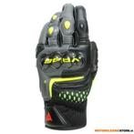 Dainese VR46 SECTOR SHORT GLOVES, Zwart-Antraciet-Fluor, Motoren, Kleding | Motorkleding, Ophalen of Verzenden, Nieuw met kaartje