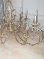Prachtige Kroonluchter met Kristallen, Ophalen, Zo goed als nieuw, Glas, Klassiek