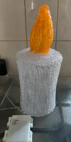 Grote Led acryl Kaars 30 cm, Diversen, Kerst, Ophalen of Verzenden, Zo goed als nieuw
