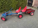 Berg skelter met duo-zit en aanhangwagen, Kinderen en Baby's, Speelgoed | Buiten | Skelters, Ophalen, Gebruikt, Berg, Met kar of aanhanger