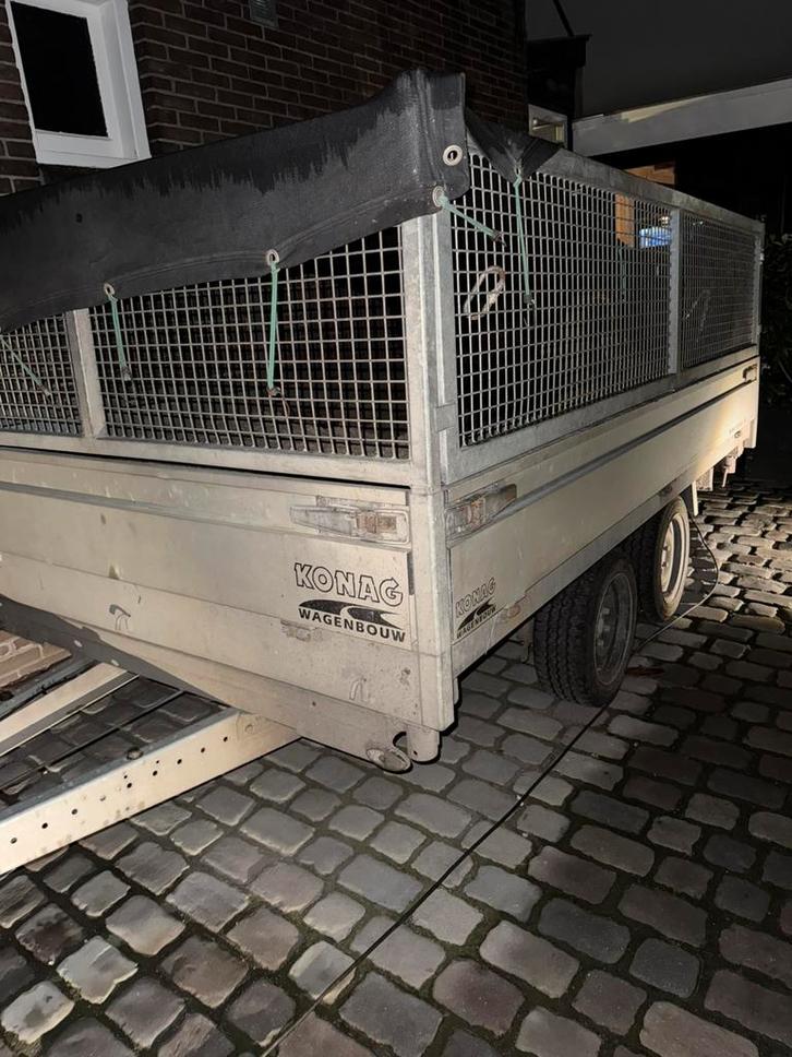 Aanhanger 3 zijdige kipper, Auto diversen, Aanhangers en Bagagewagens, Gebruikt, Ophalen