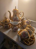 Oud porseleinen Mokka Theeservies, Antiek en Kunst, Antiek | Servies compleet, Ophalen
