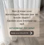 Tot 50% gordijnstof korting! Op is op! Gordijnen op maat., Huis en Inrichting, Stoffering | Gordijnen en Lamellen, C, 200 cm of meer