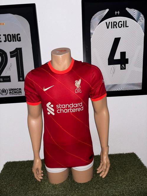 Liverpool thuisshirt 2021-2022, Sport en Fitness, Voetbal, Zo goed als nieuw, Shirt, Maat S, Ophalen of Verzenden
