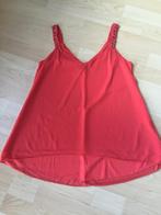 Danity - Orande rode top met kraaltjes maat S, Maat 38/40 (M), Nieuw, Ophalen of Verzenden, Danity