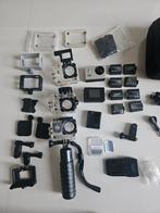 Complete action camera set | 2 camera’s, Ophalen of Verzenden, Gebruikt, Overige merken