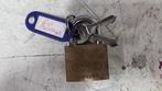 Hangsloten abus en oxloc, Ophalen of Verzenden, Gebruikt, Koper of Messing, Slot