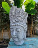 Boeddha tuinpot pot model groot vaas binnen buiten bloempot, Tuin en Terras, 25 tot 40 cm, Ophalen of Verzenden, https://verburgtvintage.nl/#contact