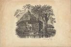 F. J. Pfeiffer Jr. litho "Boer bij Schuur met Hond" ca.1825, Antiek en Kunst, Kunst | Litho's en Zeefdrukken, Ophalen
