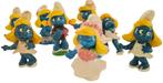 SMURFEN BRUID+SMURFIN ZEEMEERMIN/SMURFETTES 8-STUKS, Ophalen, Verschillende Smurfen