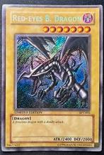 Gezocht Red-eyes B. Dragon Secret rare, Ophalen of Verzenden, Zo goed als nieuw, Losse kaart