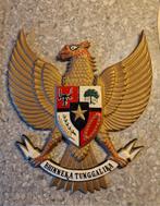 Groot metalen wapenschild Indonesië garuda pancasila, Ophalen of Verzenden, Landmacht, Nederland