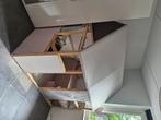 Solide houten speelhuis kind met bedbank keukentje plankjes, Ophalen, Gebruikt, Overige typen