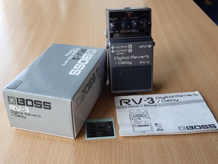 Te koop: Boss RV-3 Digital Reverb / Delay, Muziek en Instrumenten, Effecten, Gebruikt, Reverb, Ophalen of Verzenden