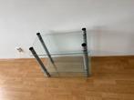 Glazen Tv meubel, Ophalen, 50 tot 100 cm, Zo goed als nieuw, Glas