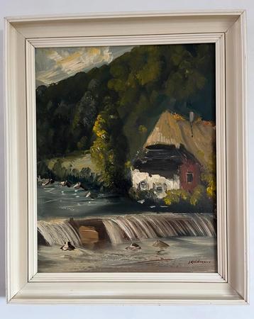 Schilderij olieverf op doek beschikbaar voor biedingen