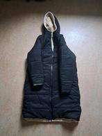 Zwarte winterjas maat L  met bont voering en capuchon, Ophalen of Verzenden, Nieuw, Zwart