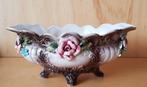 Capodimonte N Crown ovalen bloemen of planten pot, Antiek en Kunst, Antiek | Keramiek en Aardewerk, Ophalen