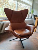 Fauteuil Prominent in cognac leer, Huis en Inrichting, Fauteuils, Ophalen, Gebruikt, Modern, 50 tot 75 cm