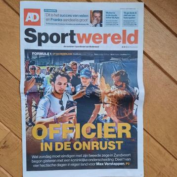 AD Sportwereld Formule 1 vrijdag 2 september 2022 beschikbaar voor biedingen