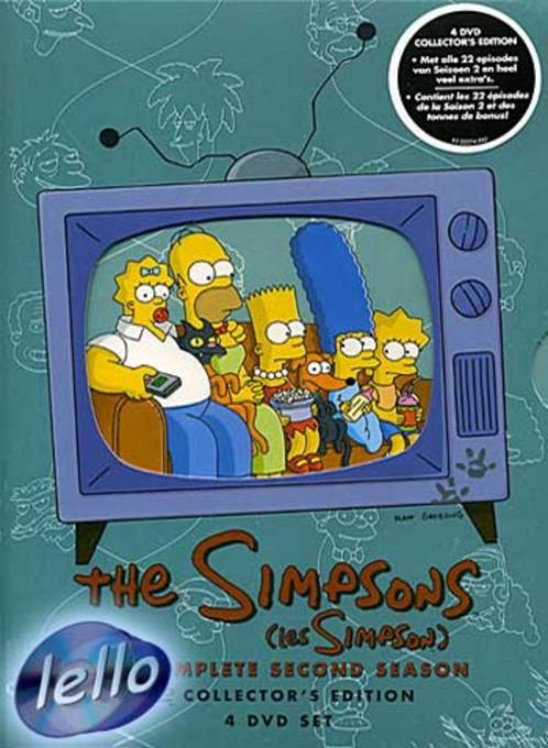 The Simpsons, Seizoen 2 (1990-1991), 4-disc DP in SC, Cd's en Dvd's, Dvd's | Tv en Series, Nieuw in verpakking, Komedie, Boxset