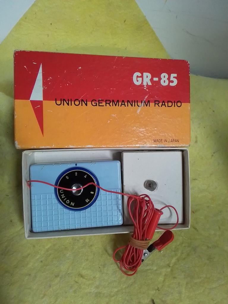 9411) Antieke zeldzame radio Union Germanium GR_85, Ophalen of Verzenden