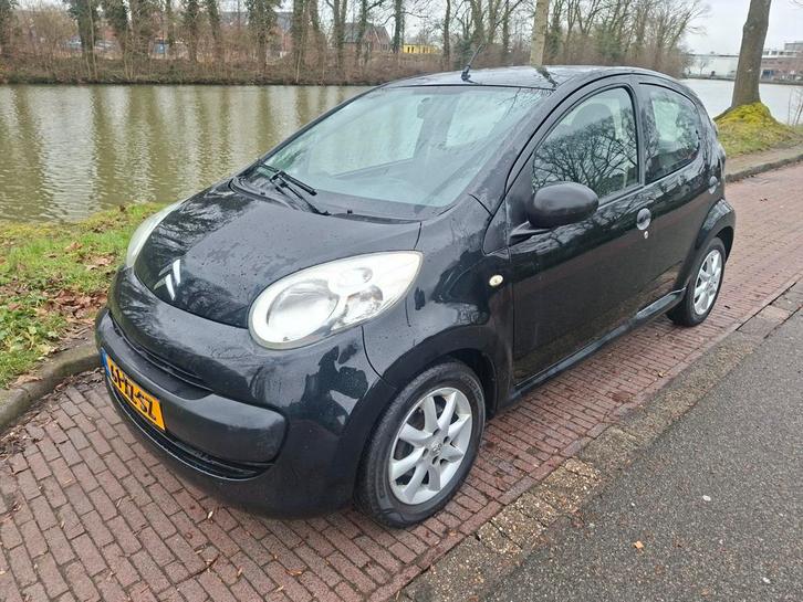 Citroën C1 1.0 5-DRS automaat  2007 Zwart, Auto's, Citroën, Particulier, C1, ABS, Airbags, Airconditioning, Centrale vergrendeling