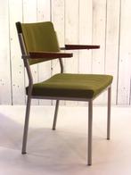 Vintage Reaal Design Gispen stoel 9121-1, Huis en Inrichting, Stoelen, Ophalen, Gebruikt, Blauw, Metaal