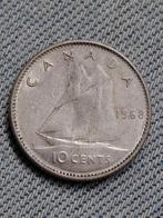 Canada 10 Cent 1968 Elizabeth II  - Zilver, Verzenden, Noord-Amerika, Losse munt, Zilver
