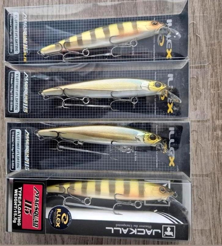 ILLEX MAGSQUAD 115F   4st, Watersport en Boten, Hengelsport | Roofvissen, Nieuw, Overige typen, Ophalen of Verzenden