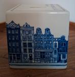 Royal Delft Kubus Spaarpot Grachtenhuis, Overige materialen, Minder dan 50 cm, Nieuw, Minder dan 50 cm