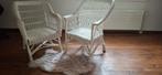 rotan riet witte stoelen bruiloft strandstoel tuinstoel, Ophalen, Zo goed als nieuw, Wit