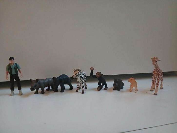 Schleich Wilde Dieren Set, Kinderen en Baby's, Speelgoed | Actiefiguren, Zo goed als nieuw, Ophalen of Verzenden