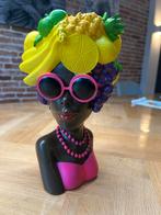 Vaas kleurrijk, Huis en Inrichting, Woonaccessoires | Vazen, Overige kleuren, Ophalen of Verzenden, Minder dan 50 cm, Glas