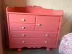 Vintage roze commode, Kinderen en Baby's, Kinderkamer | Commodes en Kasten, Ophalen, Gebruikt, 50 tot 70 cm, 100 cm of meer