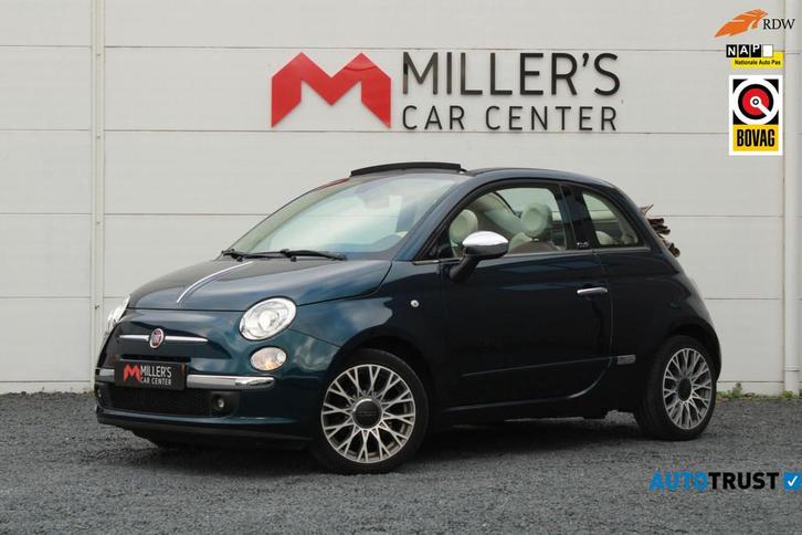 Fiat 500 C 0.9 TwinAir Millionaire APK PDC XENON LEDER AIRCO, Auto's, Fiat, Bedrijf, Te koop, 500C, ABS, Airbags, Airconditioning