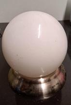 Bollamp - wit melkglas - drie stuks, Ophalen, Gebruikt, Glas, Eenvoudig