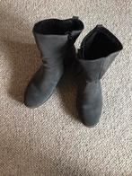 Mooi NIEUWE bont gevoerd ECHT SUEDE grijze half hoge laarzen, Hoge laarzen, Nieuw, Ophalen of Verzenden, PIER ONE