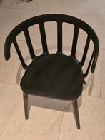 IKEA PS 2012 Zwarte Stoel met Armleuningen, Ophalen, Kunststof, Zwart, Zo goed als nieuw