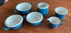 Fris Edam Jubilant blauw - diverse schaaltjes, Huis en Inrichting, Keuken | Servies, Gebruikt, Keramiek, Overige typen, Ophalen of Verzenden