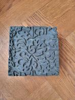 Antieke Houten Stempel voor Textieldruk, Antiek en Kunst, Ophalen of Verzenden