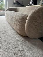 Eichholtz Bank + Fauteuil teddy beige – top staat luxe set, Ophalen, Overige maten, Minder dan 75 cm, 150 tot 200 cm