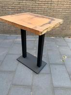 Hoge eikenhouten statafel - 75x90, Huis en Inrichting, Tafels | Statafels, Ophalen, Gebruikt