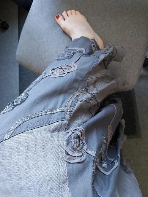 Prachtige linnen rok met top maat 44 46 saopaulo sao paulo, Kleding | Dames, Rokken, Zo goed als nieuw, Maat 42/44 (L), Grijs