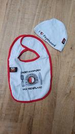 Feyenoord Baby Set - Muts en Slab, Kinderen en Baby's, Ophalen, Zo goed als nieuw, Feyenoord, Jongetje of Meisje