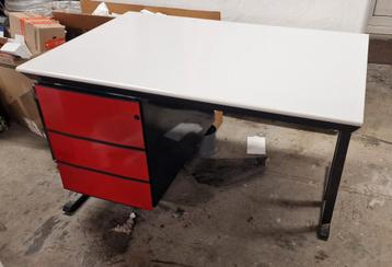 Bureau met ladeblok - 120x80 - Hoogte verstelbaar beschikbaar voor biedingen