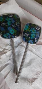 Mooi kaptafel setje spiegel en borstel uit jaren 60, Ophalen of Verzenden